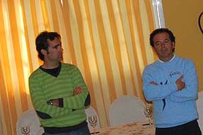 Víctor García (derecha) ha subrayado que se debe aprovechar nuestro potencial medioambiental 