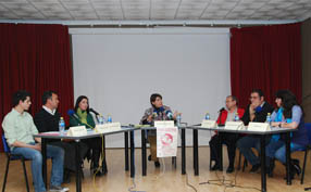 Participantes en la mesa redonda