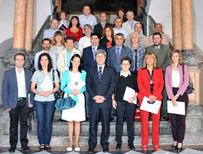 La firma con los regidores de la provincia se llevó a cabo en el Palacio de la Merced de Córdoba