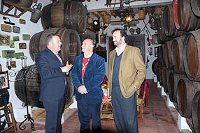 El director ejecutivo de la FEBE ha tenido ocasión de conocer las bodegas del Museo del Anís