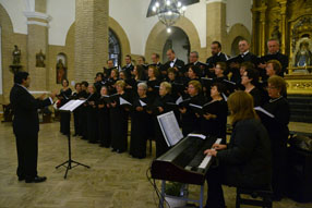 El concierto contó con la colaboración del  barítono David Gascón y la pianista Lorena Petkova