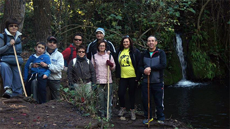 La expedición ruteña disfrutó de los paisajes en el  entorno del arroyo Bejarano